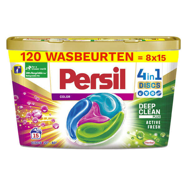 Persil Aanbieding: Persil 4in1 Discs wascapsules Color Deep Clean - Active Fresh (120 wasbeurten)  SPE00047 - 1