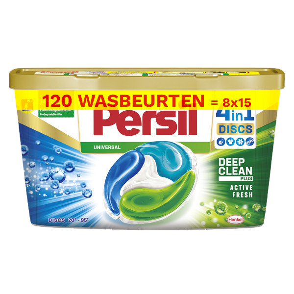 Persil Aanbieding: Persil 4in1 Discs wascapsules Universal Deep Clean - Active Fresh (120 wasbeurten)  SPE00045 - 1