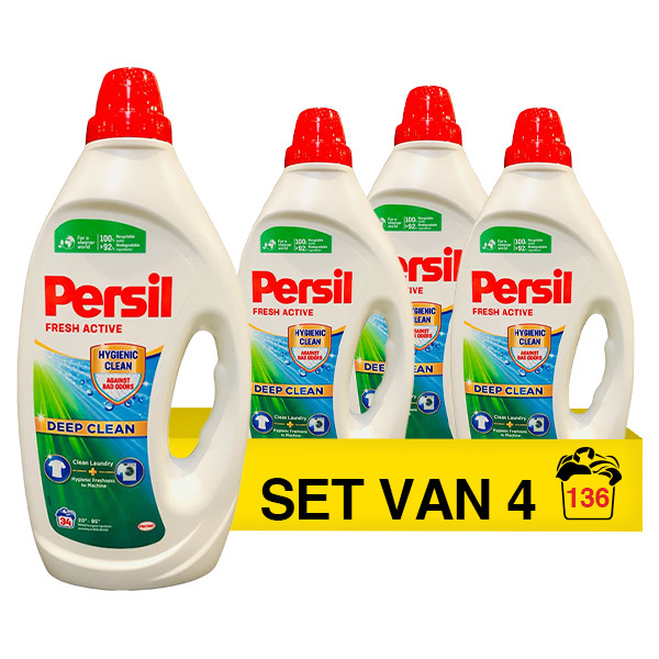 Aanbieding: Persil Fresh Active Deep Clean Vloeibaar Wasmiddel 1530 ml (4 stuks - 136 wasbeurten) SPE01052 - 1