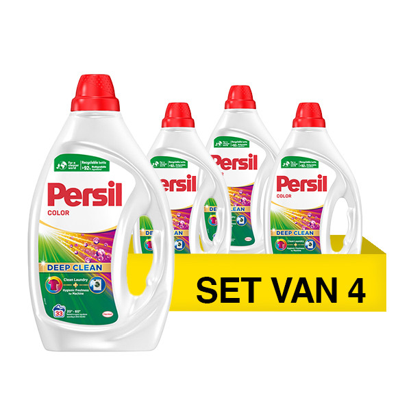 Aanbieding: Persil Wasmiddel Gel Color 1,485 L (4 stuks - 132 wasbeurten) SPE01035 - 1