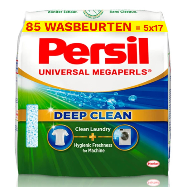 Persil Aanbieding: Persil Waspoeder Megaperls Deep Clean 1,02 kg (5 pakken - 85 wasbeurten)  SPE00055 - 1