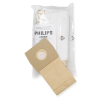Philips London papieren stofzuigerzakken 10 zakken + 1 filter (123schoon huismerk) SPH01023 - 1