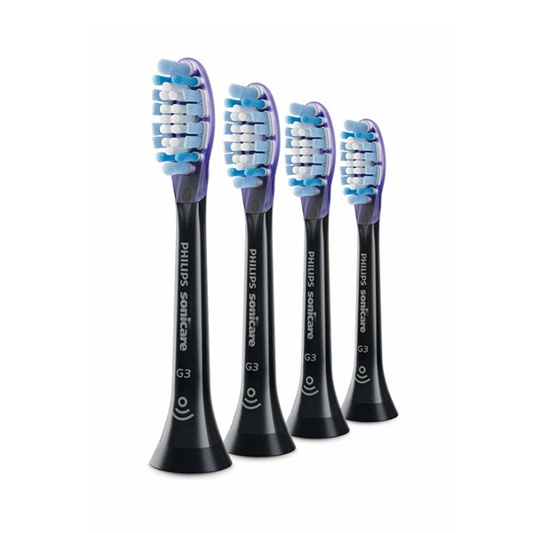 Philips Sonicare opzetborstels G3 Premium Gum Care (zwart, 4 stuks)  SPH00054 - 1