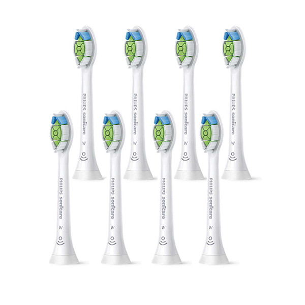 Philips Sonicare opzetborstels W2 Optimal White (8 stuks, wit)  SPH00015 - 1