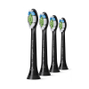 Philips Sonicare opzetborstels W2 Optimal White (zwart, 4 stuks)
