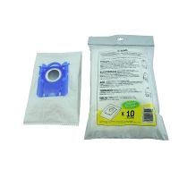 Philips microvezel S-bag stofzuigerzakken 10 zakken + 2 filters (123schoon huismerk)  SPH01001
