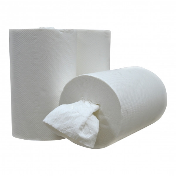 Poetspapier 1-laags | 12 x 120m | 123schoon huismerk | Geschikt voor Tork M1 dispenser  SDR02021 - 1