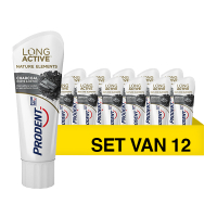 Prodent Aanbieding: 12x Prodent Nature Elements Charcoal White & Detox (75ml)  SPR00049