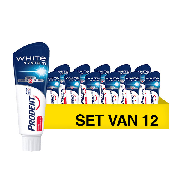Prodent Aanbieding: 12x Prodent Tandpasta White System (75 ml)  SPR00053 - 1