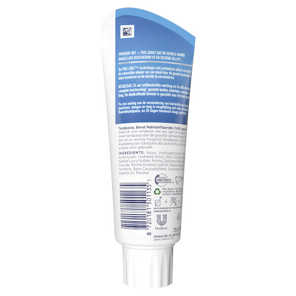 Prodent White + Strong Tandpasta (75 ml) SPR00091 - 2