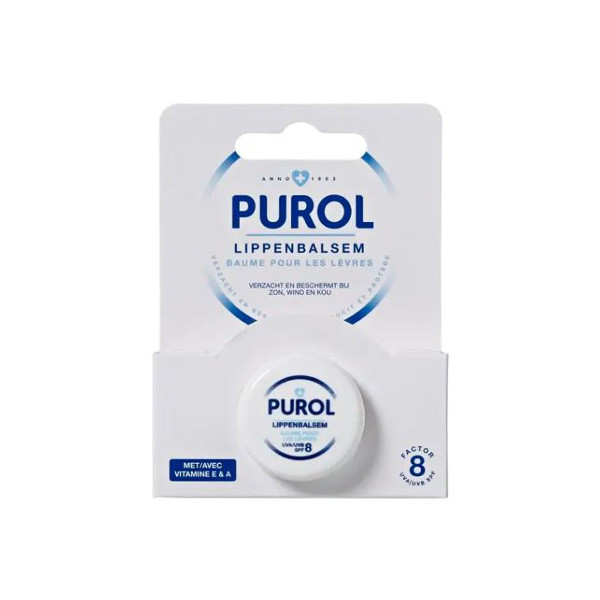 Purol Lippenbalsem Potje met SPF 8 (1 stuk)  SPU00004 - 1