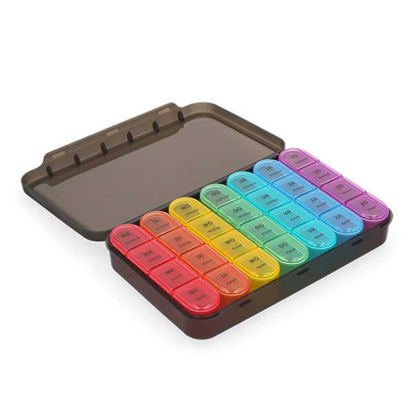 Q-Master Luxe Pillendoos | 7 dagen, 4 vakken (Ochtend/Middag/Avond/Nacht) SQM00003 - 1
