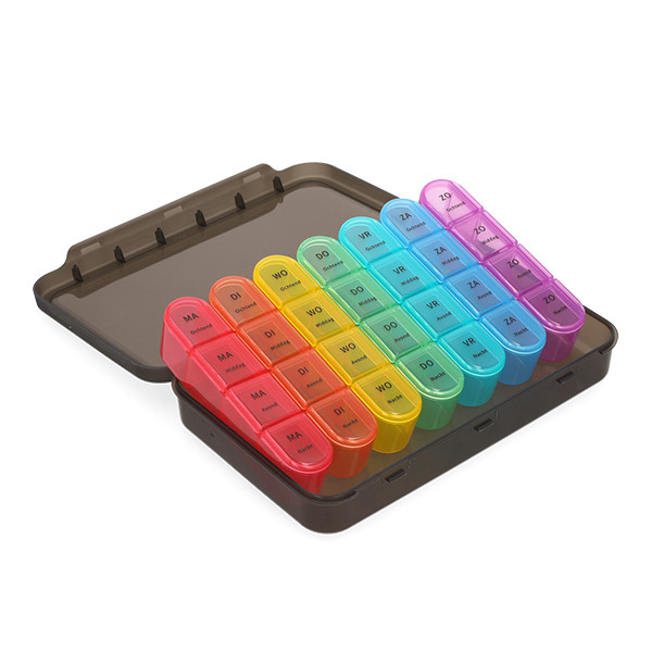 Q-Master Luxe Pillendoos | 7 dagen, 4 vakken (Ochtend/Middag/Avond/Nacht) SQM00003 - 2