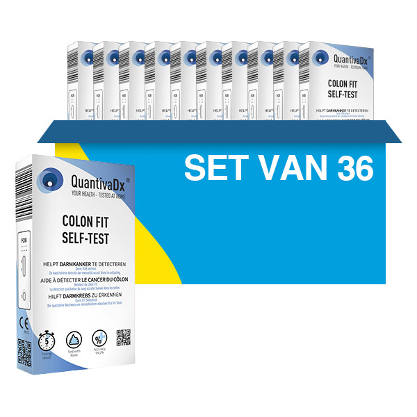 Aanbieding: QuantivaDx Zelftest Darm iFOB (36 stuks) SQU00006 - 1