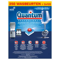 Aanbieding: Quantum Professional vaatwastabletten (2 verpakkingen - 250 vaatwasbeurten) SFI01173