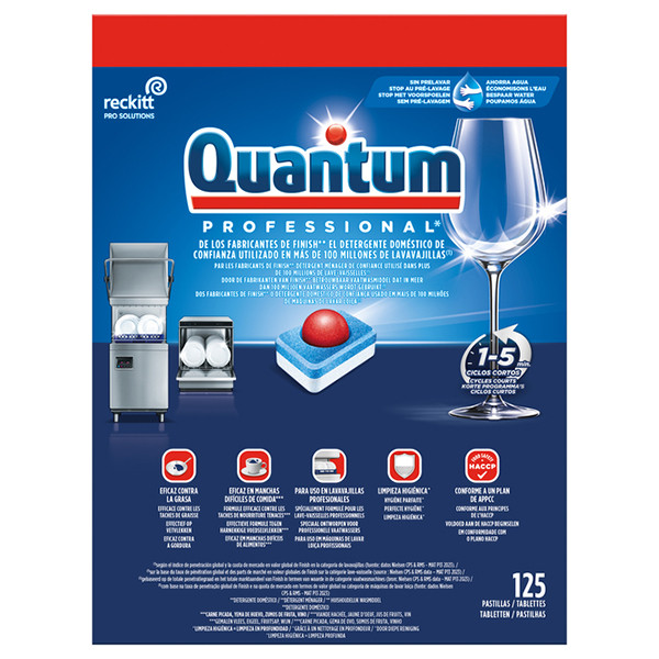 Quantum Professional vaatwastabletten (125 vaatwasbeurten) SFI01120 - 1