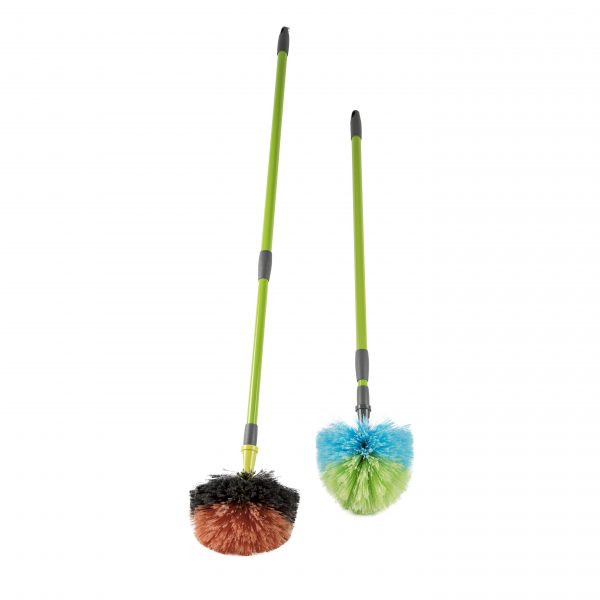 Ragebol Op Telescoopsteel Rond | 130 cm (123schoon huismerk) SDR05159 - 1
