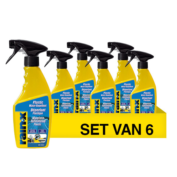 Aanbieding: Rain-X Vloeistofafstotend Plastic (6 stuks à 500 ml) SRA00014 - 1