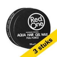 RedOne Aanbieding: 3x RedOne Haarwax Black Aqua (150 ml)  SRE00112