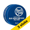 Aanbieding: 3x RedOne Haarwax Blue Aqua (150 ml) SRE00114 - 1