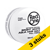 RedOne Aanbieding: 3x RedOne Haarwax Bright White Aqua (150 ml)  SRE00116