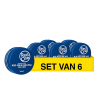 Aanbieding: 6x RedOne Haarwax Blue Aqua (150 ml) SRE00267 - 1
