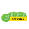 Aanbieding: 6x RedOne Haarwax Green Matt (150 ml)