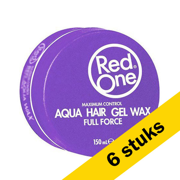 Aanbieding: 6x RedOne Haarwax Purple Aqua (150 ml) SRE00272 - 1