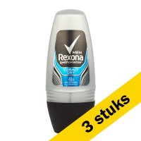 Rexona Aanbieding: 3x Rexona deoroller Cobalt for Men (50 ml)  SRE00081
