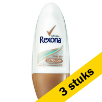 Rexona Aanbieding: 3x Rexona deoroller Ultra Dry Linen (50 ml)  SRE00096