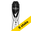 Aanbieding: 6x Rexona deodorant spray Invisible Black & White for men (150 ml)