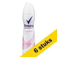 Rexona Aanbieding: 6x Rexona deodorant spray dry confidence Biorythm (150 ml)  SRE00261