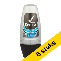 Rexona Aanbieding: 6x Rexona deoroller Cobalt for Men (50 ml)  SRE00251