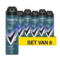 Aanbieding: Rexona Men Deo Invisible Ice (6 flessen van 150 ml) SRE00231