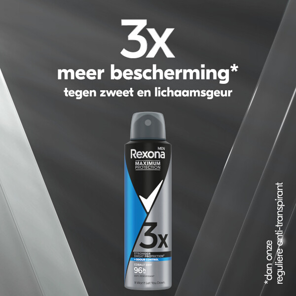 Aanbieding: Rexona Men Maximum Protection Anti-transpirant Spray Cobalt Dry (6 stuks à 150 ml) SRE00391 - 5