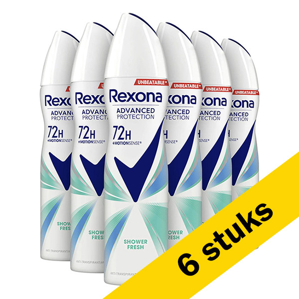 Rexona Aanbieding: Rexona Women Deodorant Shower Fresh (6x 150 ml)  SRE00241 - 1
