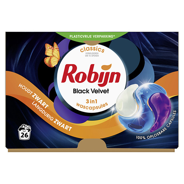 Robijn 3-in-1 Black Velvet wascapsules (26 wasbeurten)  SRO05201 - 1