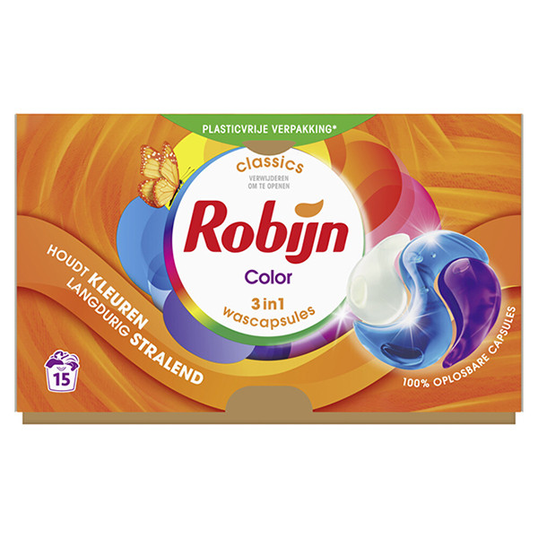 Robijn 3-in-1 Color wascapsules (15 wasbeurten)  SRO05197 - 1