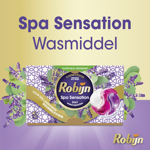 Aanbieding:Robijn Collections 3 in 1 Wascapsules Spa Sensation (4 stuks - 60 wasbeurten) SRO05363 - 5