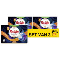 Robijn Aanbieding: Robijn 3-in-1 Black Velvet wascapsules (3 dozen - 78 wasbeurten)  SRO05202