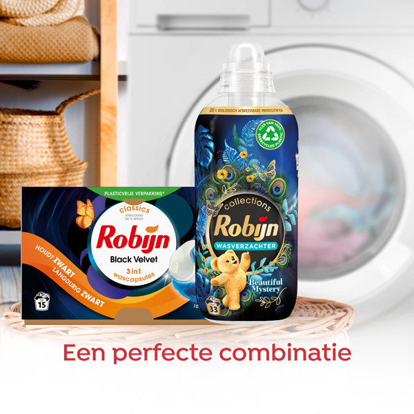 Aanbieding: Robijn 3-in-1 Wascapsules Black Velvet (4 dozen - 60 wasbeurten) SRO05196 - 2