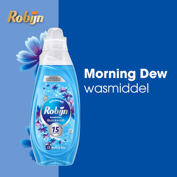 Aanbieding: Robijn Advanced Quickwash Vloeibaar Wasmiddel Morning Dew​ 837 ml (8 stuks - 176 wasbeurten) SRO05353 - 4