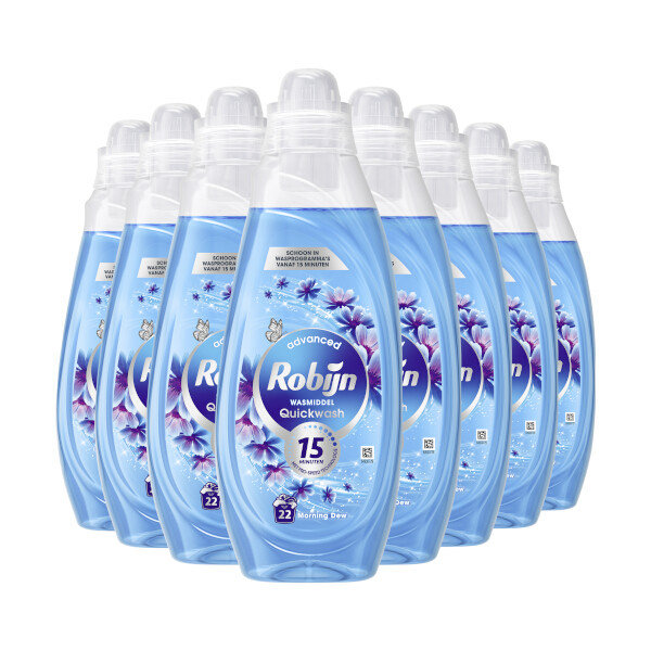 Aanbieding: Robijn Advanced Quickwash Vloeibaar Wasmiddel Morning Dew​ 837 ml (8 stuks - 176 wasbeurten) SRO05353 - 2