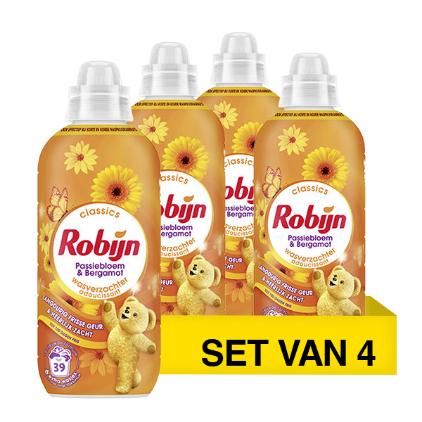 Aanbieding: Robijn Classics Wasverzachter Color Passiebloem & Bergamot 780 ml (4 flessen - 156 wasbeurten) SRO05444 - 2