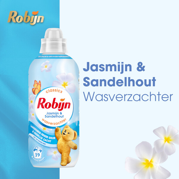Aanbieding: Robijn Classics Wasverzachter Jasmijn en Sandelhout 780 ml (8 stuks - 312 Wasbeurten) SRO05311 - 3