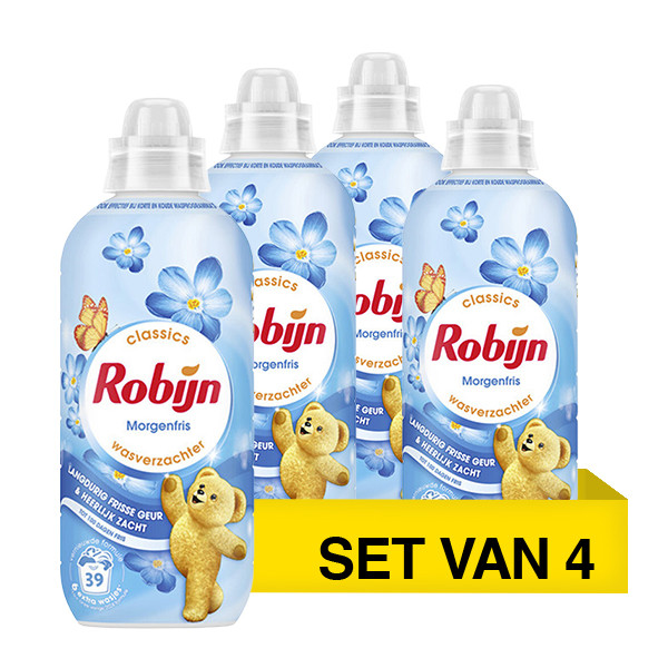 Aanbieding: Robijn Classics Wasverzachter Morgenfris 780 ml (4 flessen - 156 wasbeurten) SRO05446 - 2