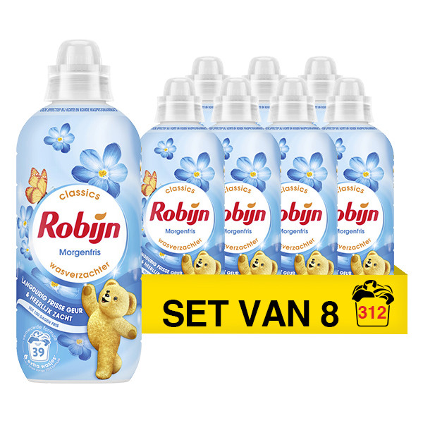 Robijn Aanbieding: Robijn Classics Wasverzachter Morgenfris 780 ml (8 stuks - 312 Wasbeurten)  SRO05319 - 1