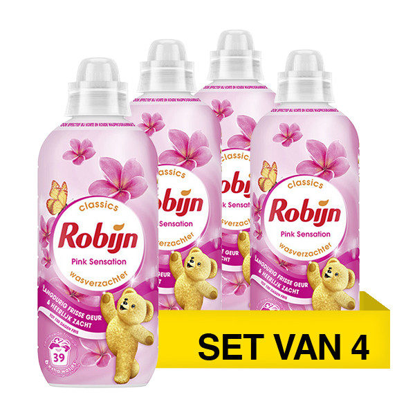 Aanbieding: Robijn Classics Wasverzachter Pink Sensation 780 ml (4 flessen - 156 wasbeurten) SRO05445 - 2