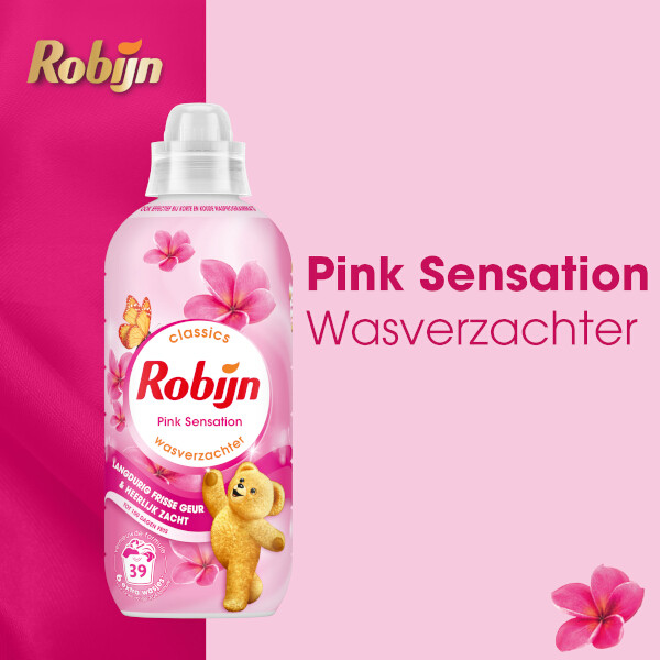 Aanbieding: Robijn Classics Wasverzachter Pink Sensation 780 ml (8 stuks - 312 Wasbeurten) SRO05309 - 4