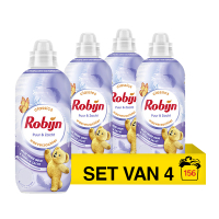 Aanbieding: Robijn Classics Wasverzachter Puur & Zacht 780 ml (4 flessen - 156 wasbeurten) SRO05447